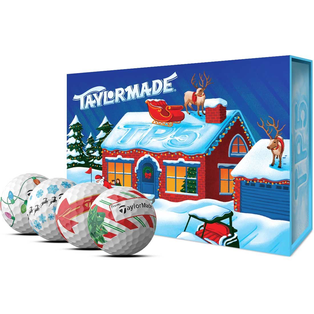 テーラーメイドTP5 PIX HOLIDAY 限定ボール クリスマス TP5 Stripe Holiday Golf Balls | TaylorMade